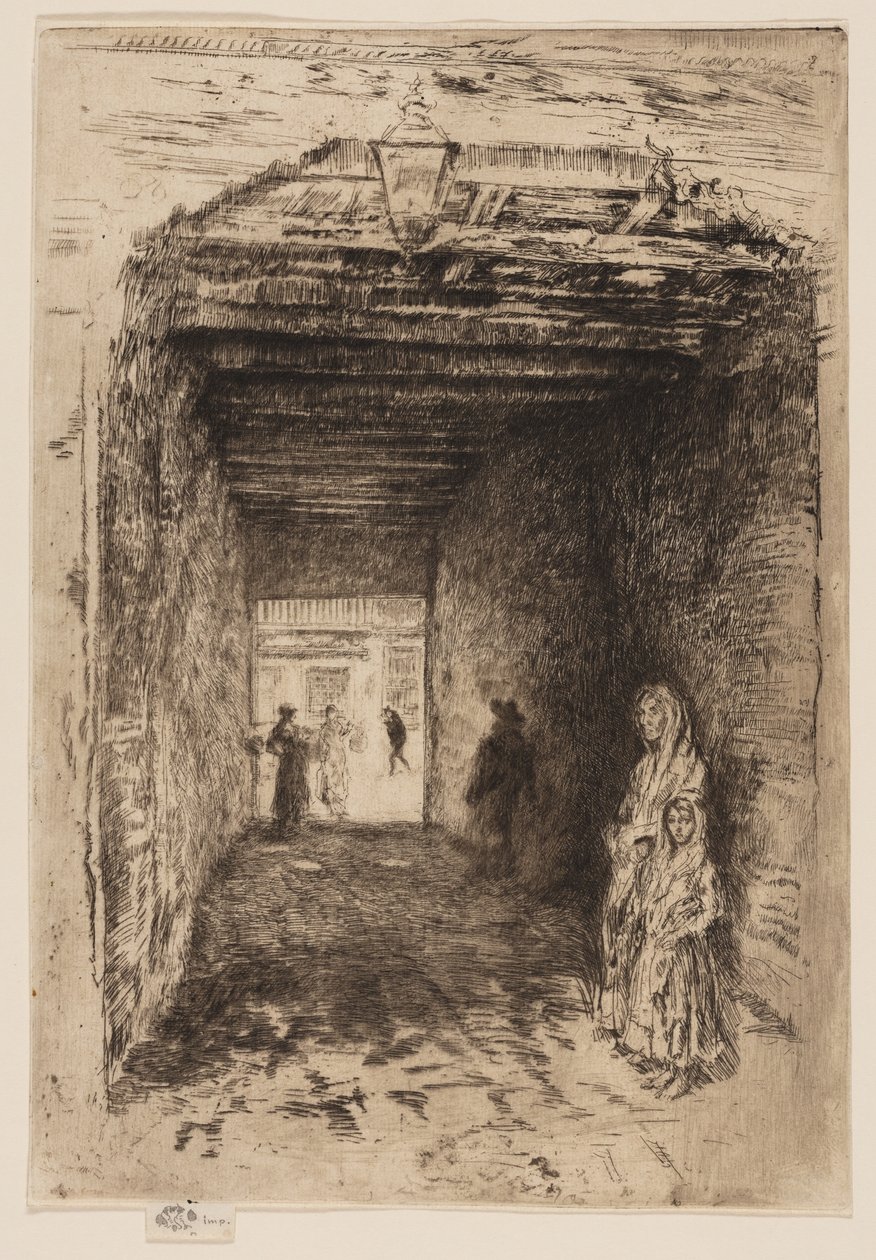 Os mendigos de James Abbott McNeill Whistler