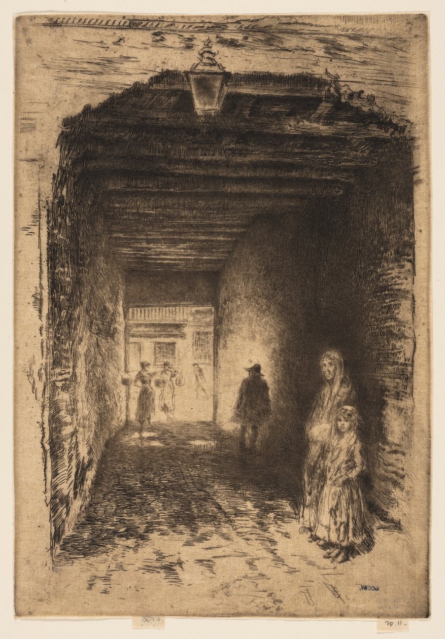 Os mendigos de James Abbott McNeill Whistler