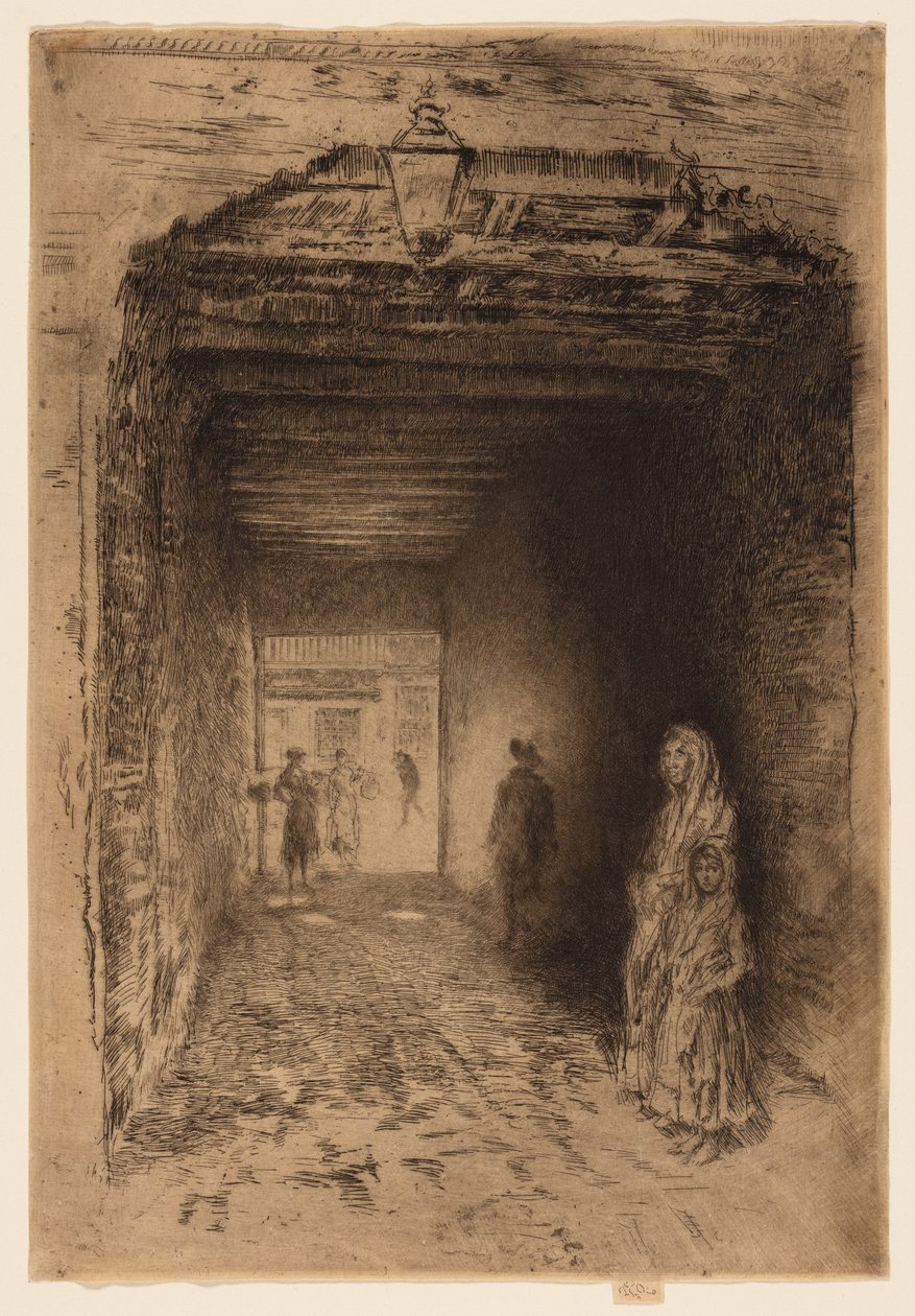 Os mendigos de James Abbott McNeill Whistler