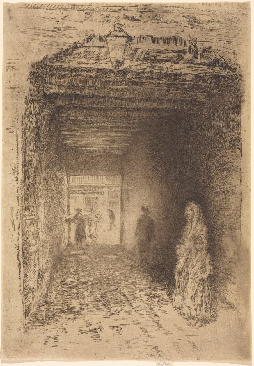 Os Mendigos de James McNeill Whistler