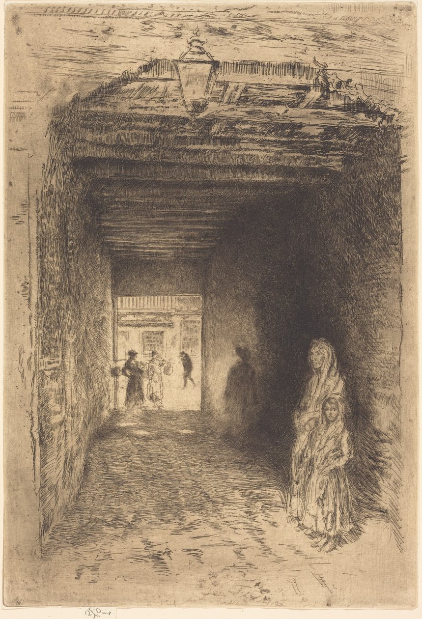 Os mendigos de James McNeill Whistler