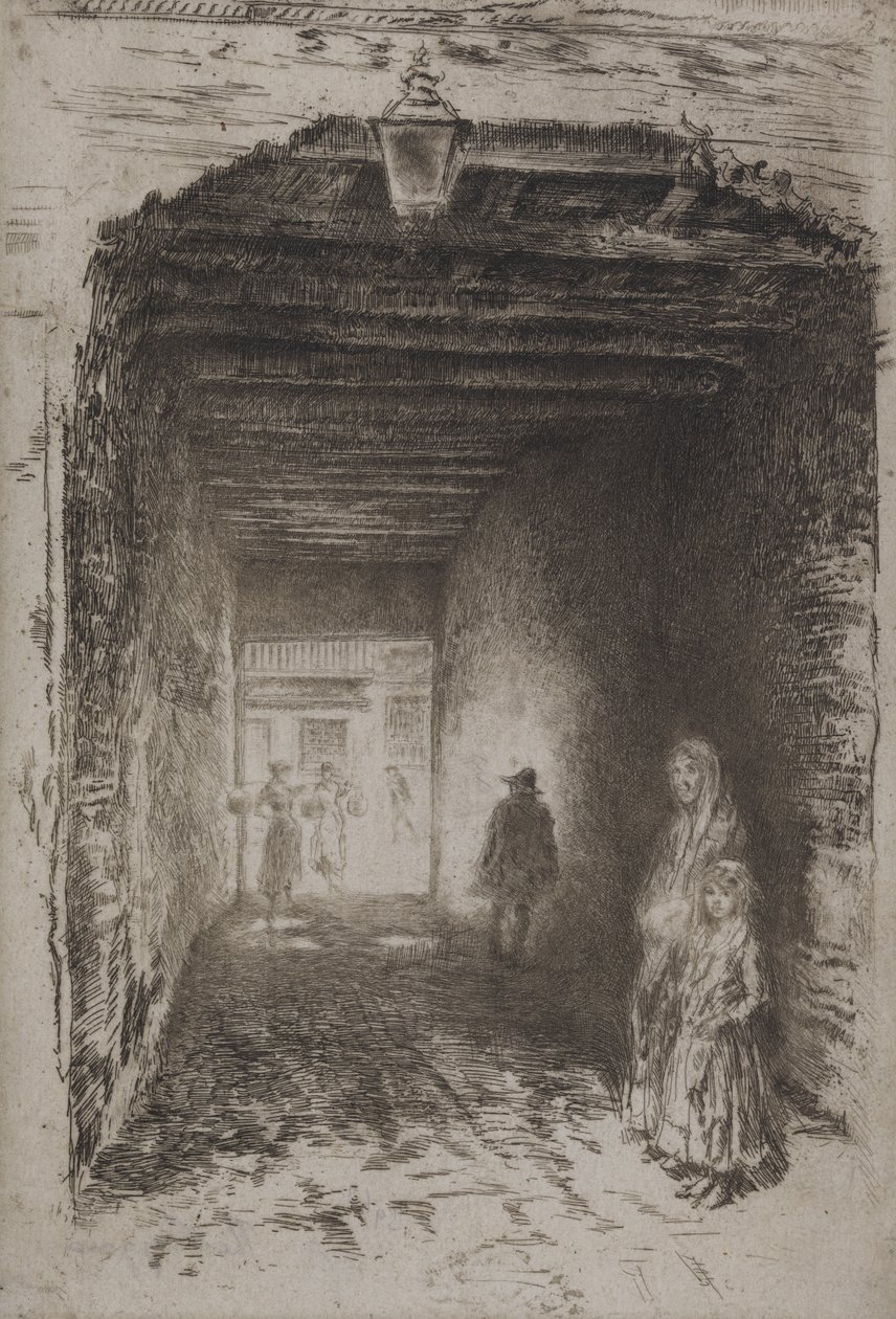 Os mendigos de James McNeill Whistler