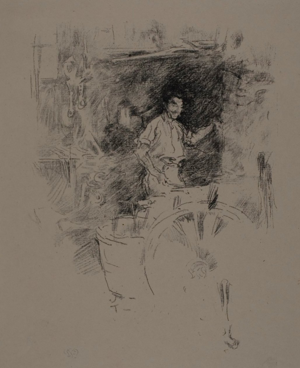 O Ferreiro de James Abbott McNeill Whistler