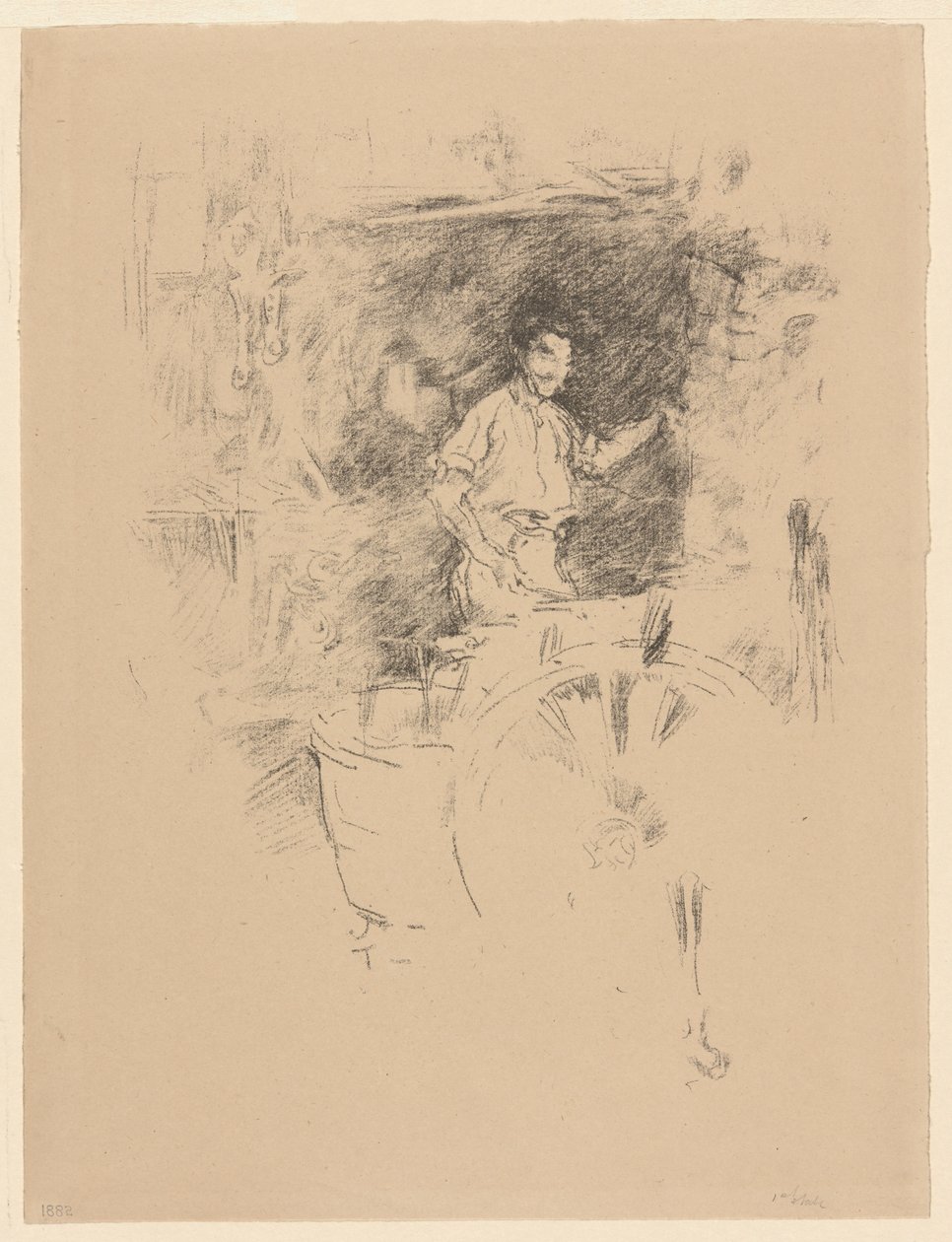 O Ferreiro de James Abbott McNeill Whistler