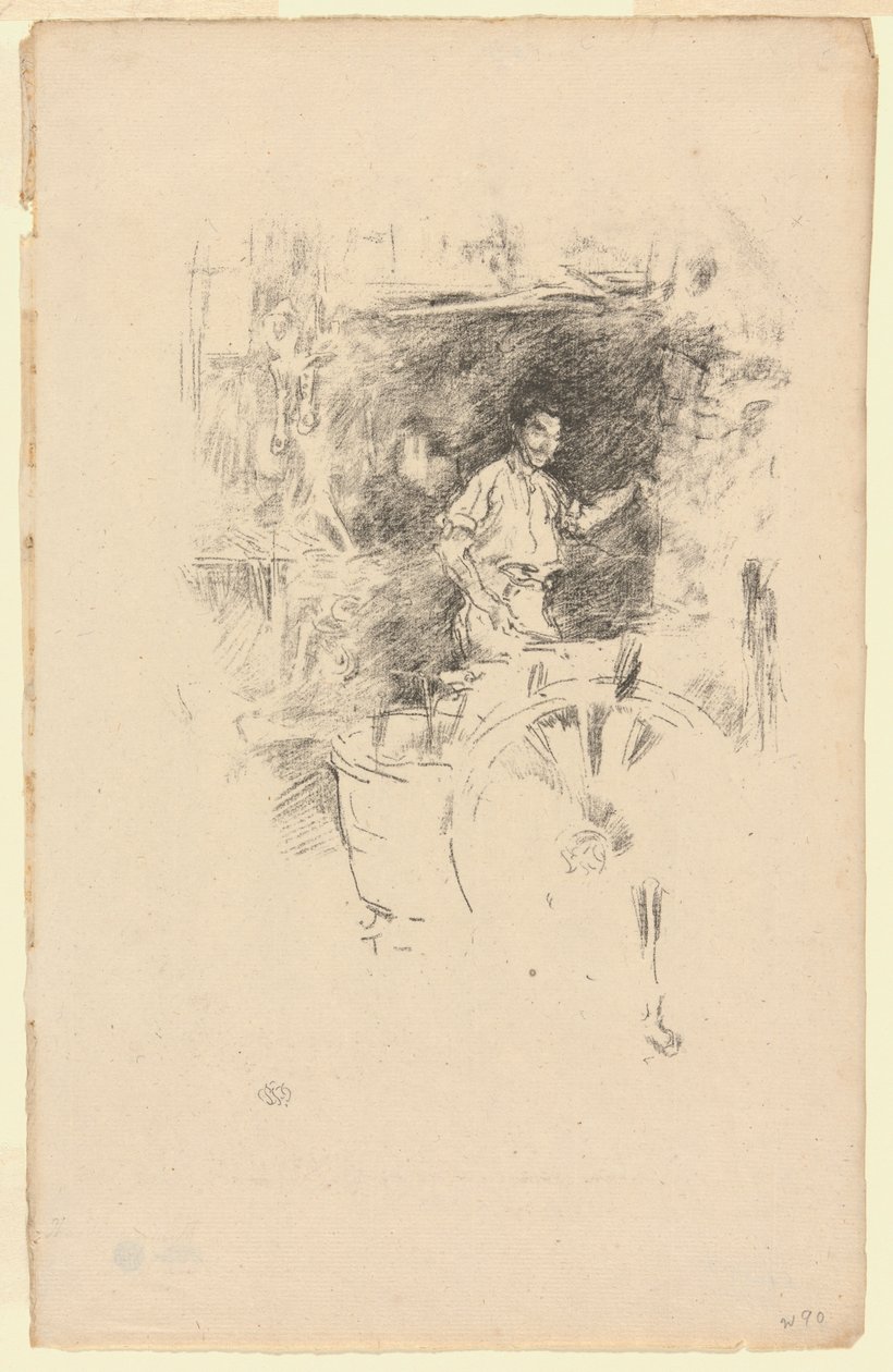 O Ferreiro de James Abbott McNeill Whistler