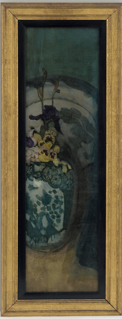 A Garota Azul (fragmento): Roxo e Azul de James Abbott McNeill Whistler