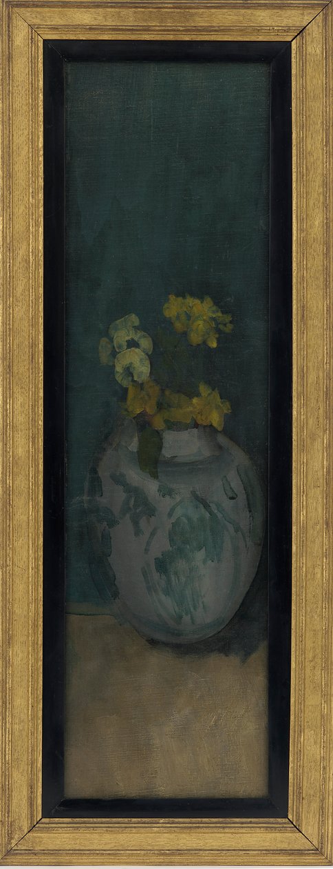 A Garota Azul (fragmento): Amarelo e Azul de James Abbott McNeill Whistler