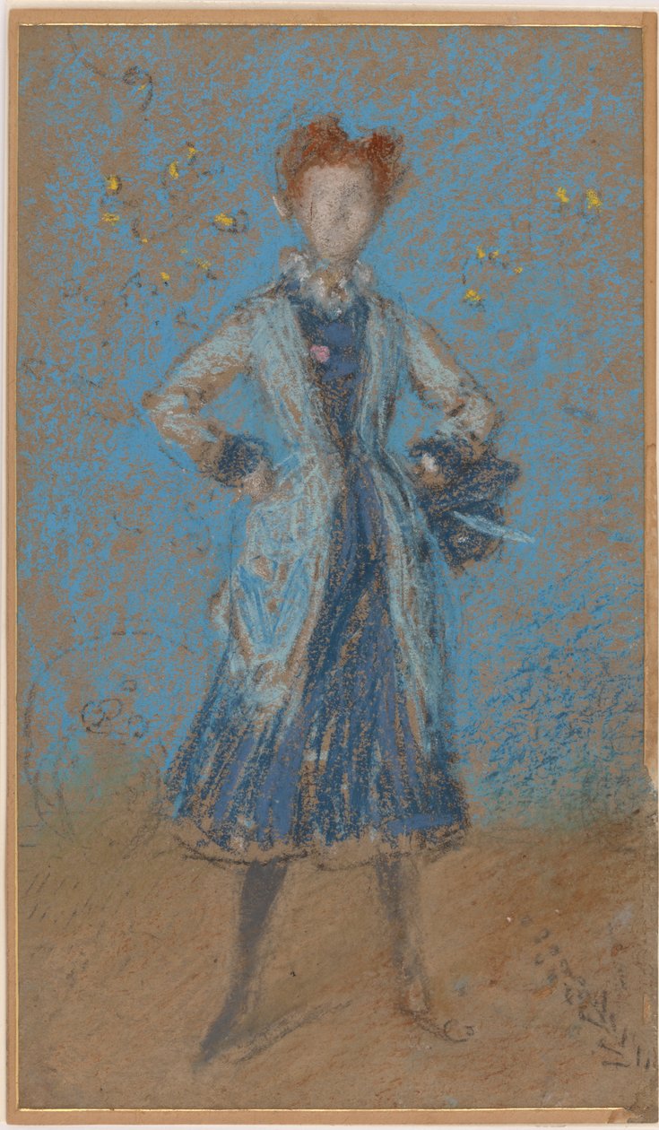 A Garota Azul de James Abbott McNeill Whistler