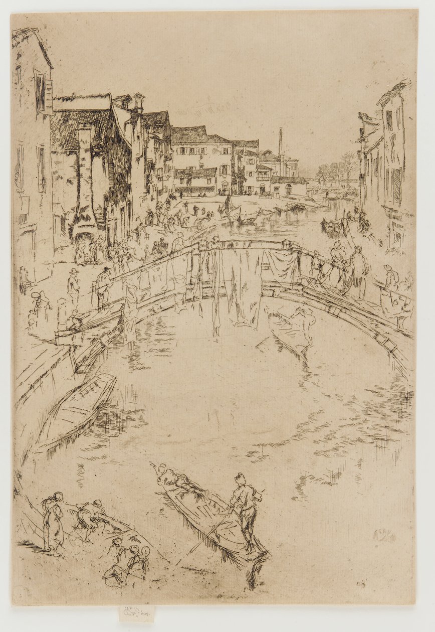 A Ponte, Santa Marta de James Abbott McNeill Whistler