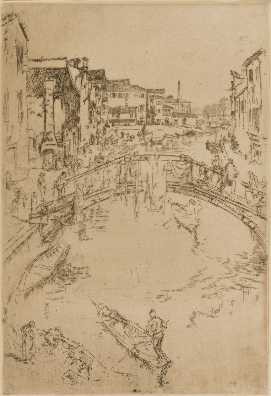 A Ponte, Santa Marta de James Abbott McNeill Whistler
