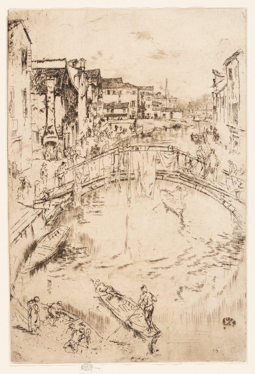 A Ponte, Santa Marta de James Abbott McNeill Whistler