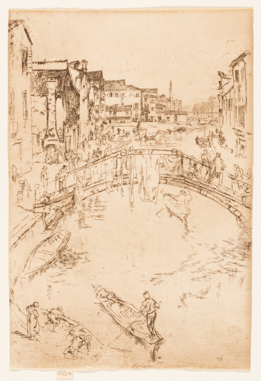 A Ponte, Santa Marta de James Abbott McNeill Whistler