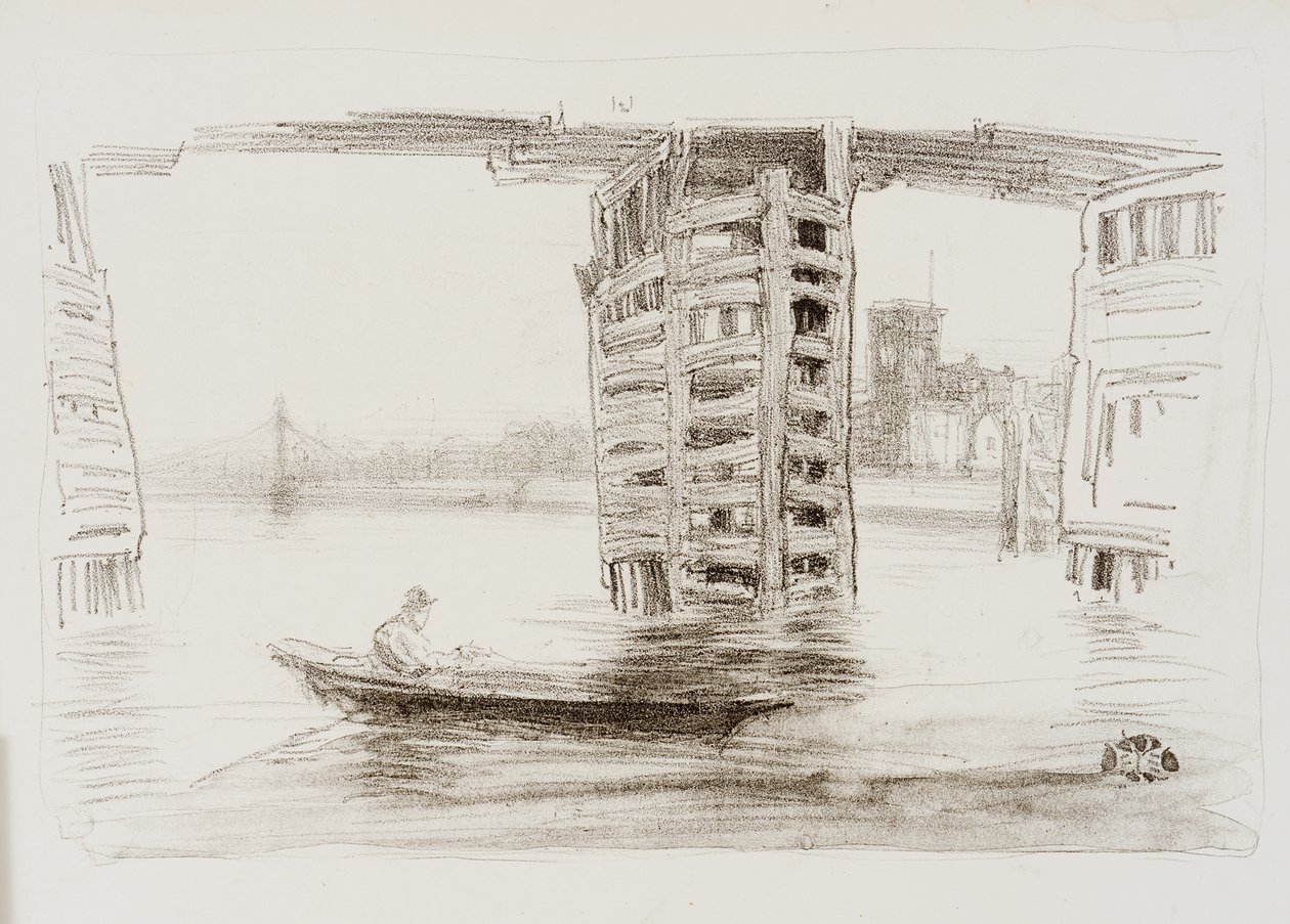 A ponte larga de James Abbott McNeill Whistler