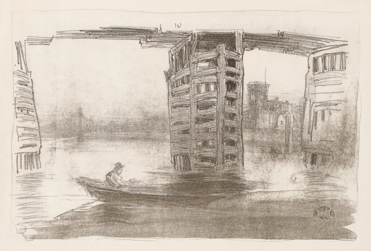 A ponte larga de James Abbott McNeill Whistler