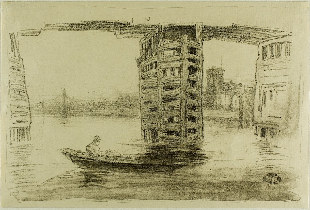 A ponte larga de James Abbott McNeill Whistler