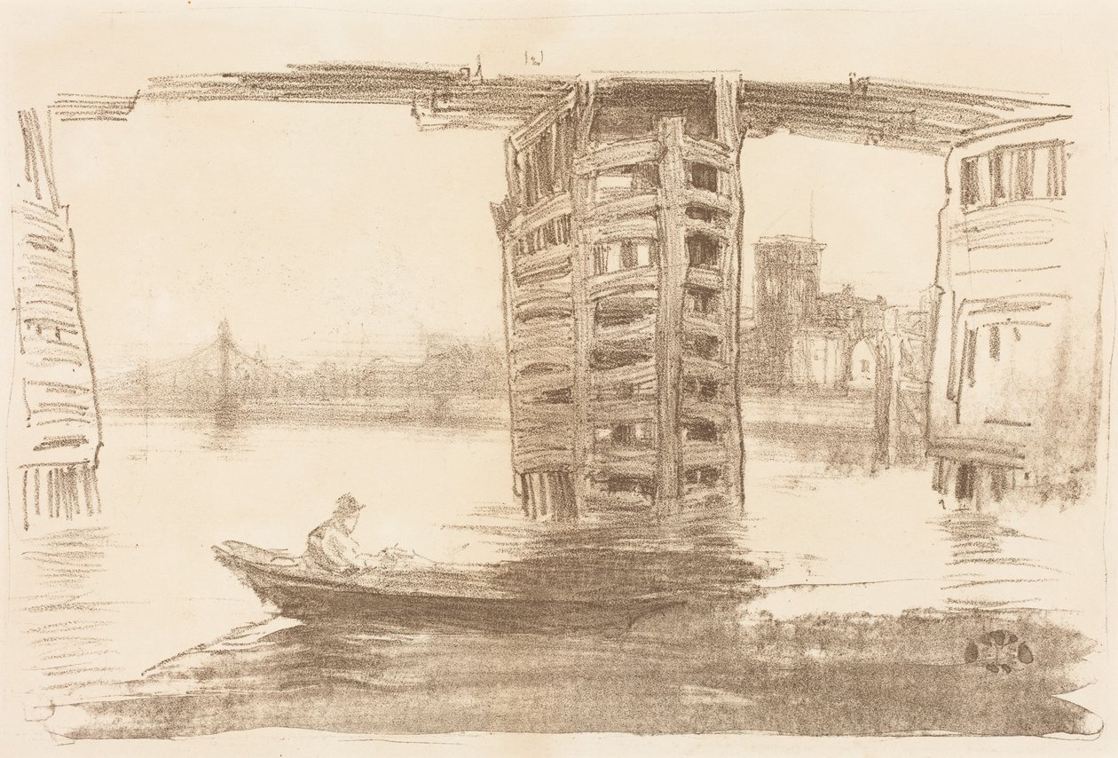 A ponte larga de James McNeill Whistler