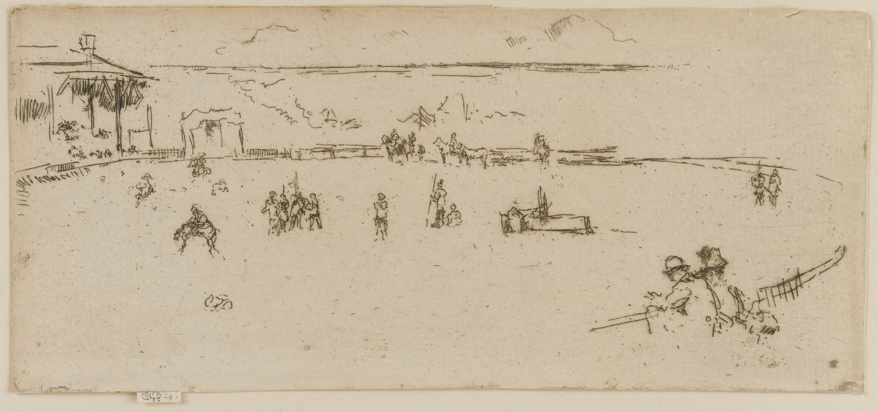 O cavalo bucking, oeste selvagem de James Abbott McNeill Whistler