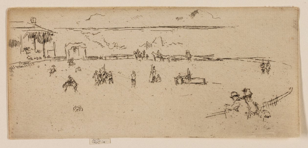 O cavalo bucking, oeste selvagem de James Abbott McNeill Whistler