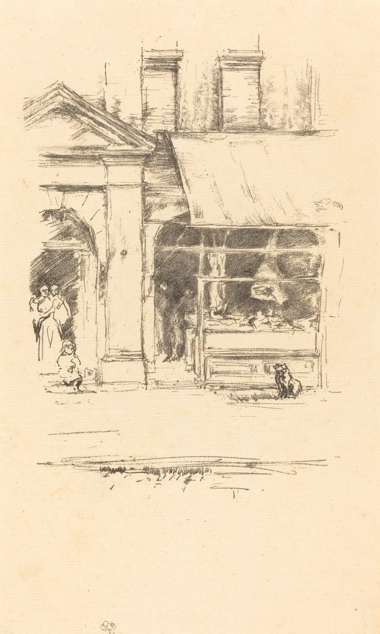 O cão do açougueiro de James Abbott McNeill Whistler