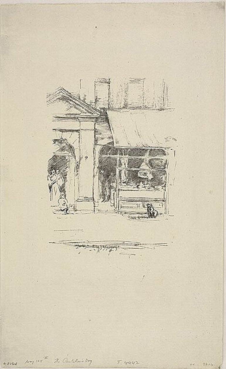 O cão do talhante de James McNeill Whistler