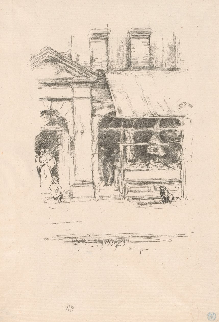 O cão do talhante de James McNeill Whistler