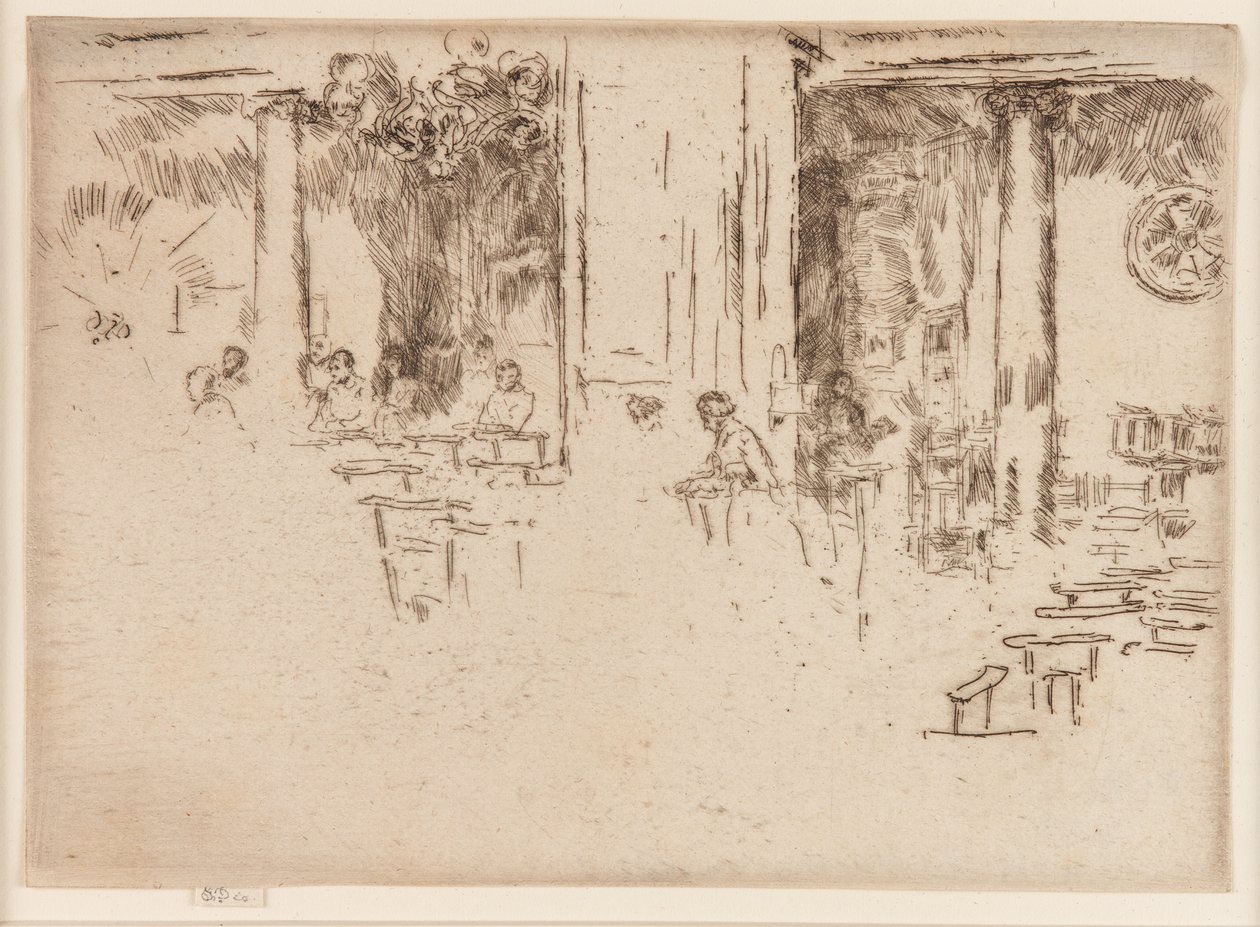 A Igreja - Bruxelas (Adoração) de James Abbott McNeill Whistler