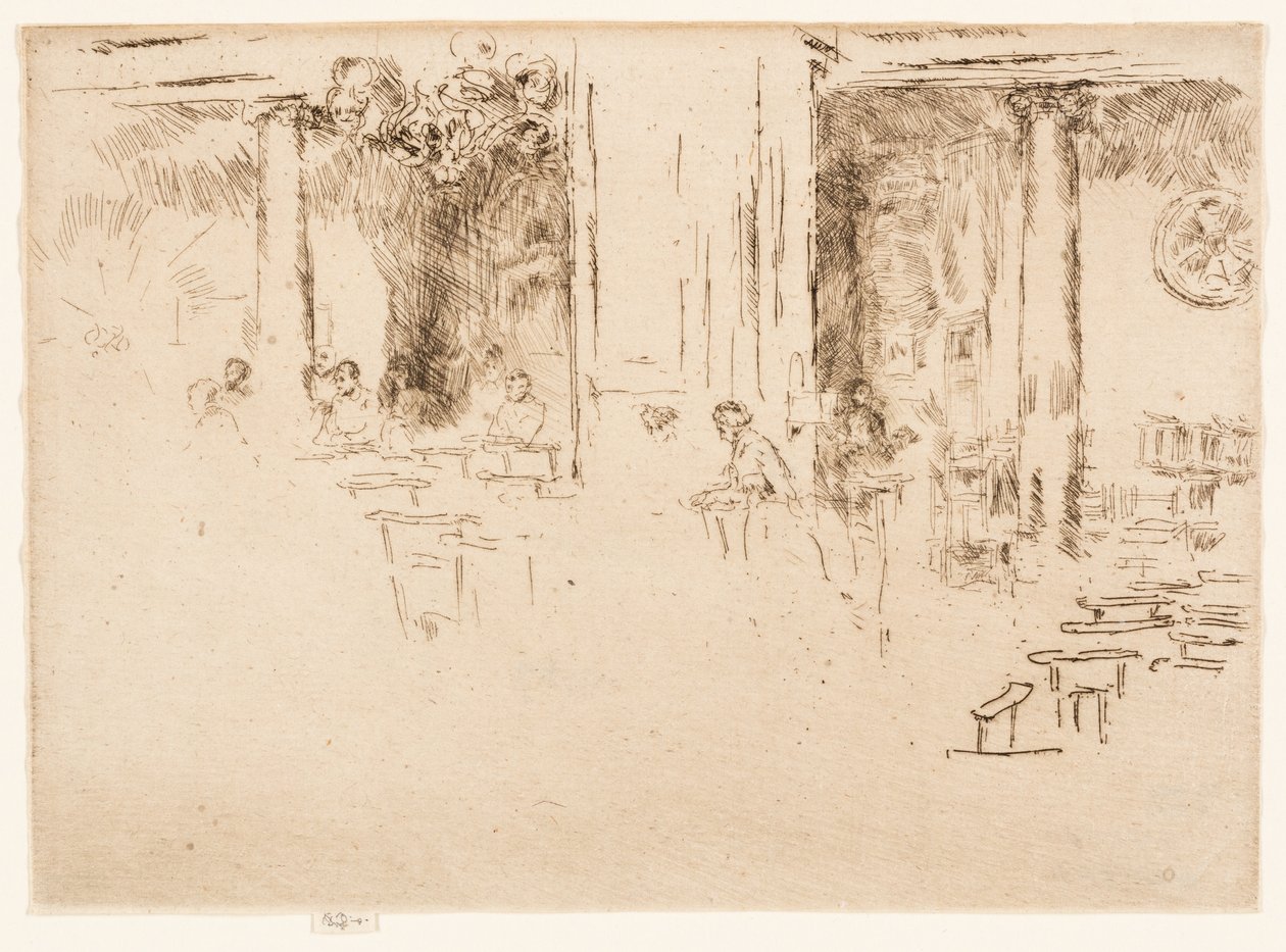 A Igreja - Bruxelas (Adoração) de James Abbott McNeill Whistler