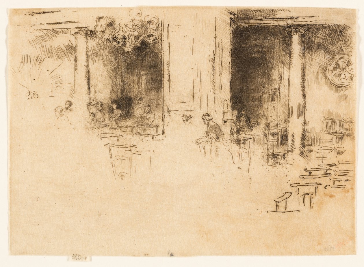 A Igreja - Bruxelas (Adoração) de James Abbott McNeill Whistler