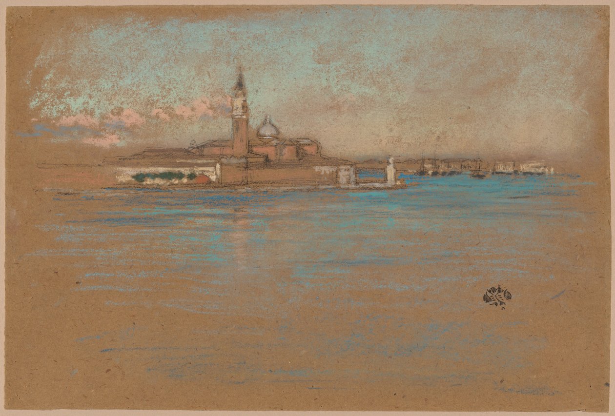 A Igreja de San Giorgio Maggiore de James Abbott McNeill Whistler