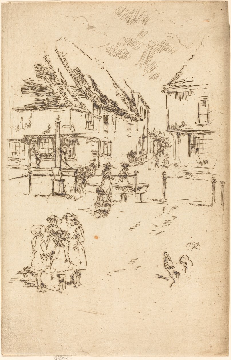 O galo e a bomba de James Abbott McNeill Whistler