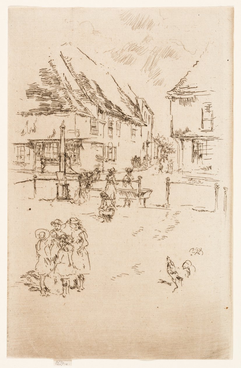 O galo e a bomba de James Abbott McNeill Whistler