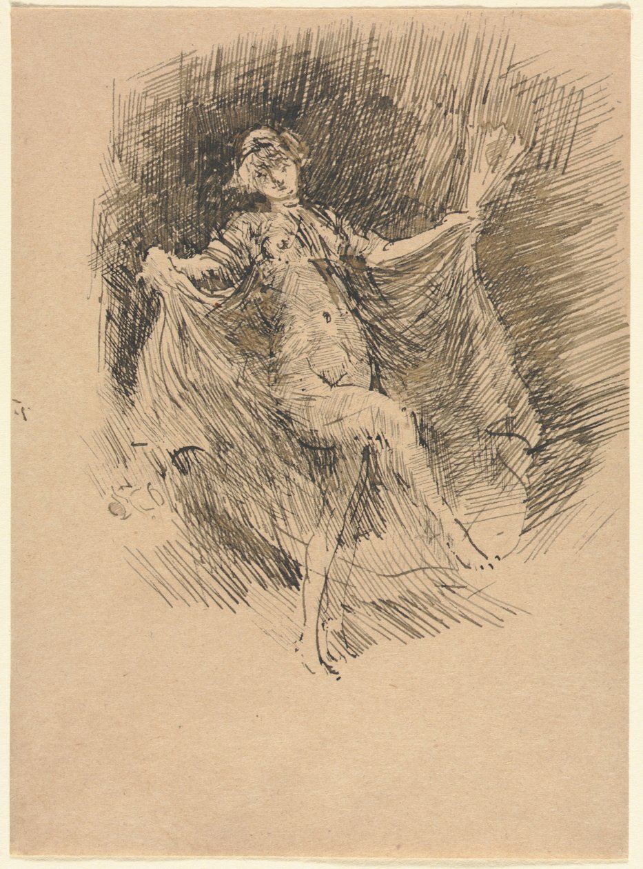 A Bailarina, N.º 1 de James McNeill Whistler
