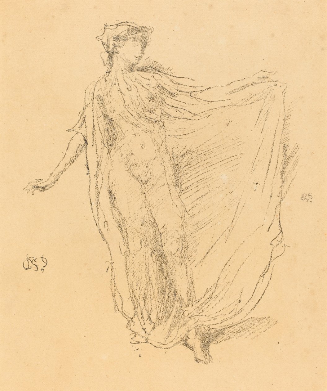 A Garota Dançarina de James Abbott McNeill Whistler