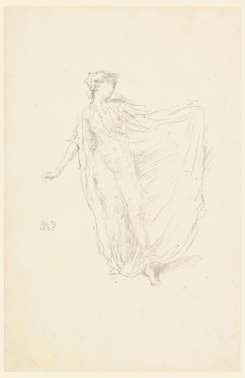 A Menina Dançarina, 1890 de James Abbott McNeill Whistler