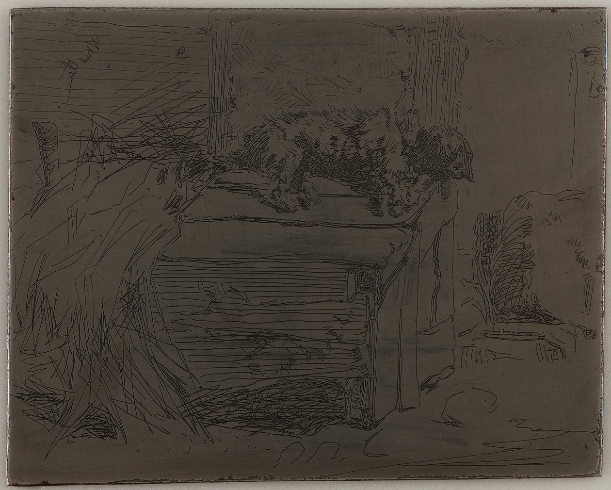 O cão no canil de James Abbott McNeill Whistler