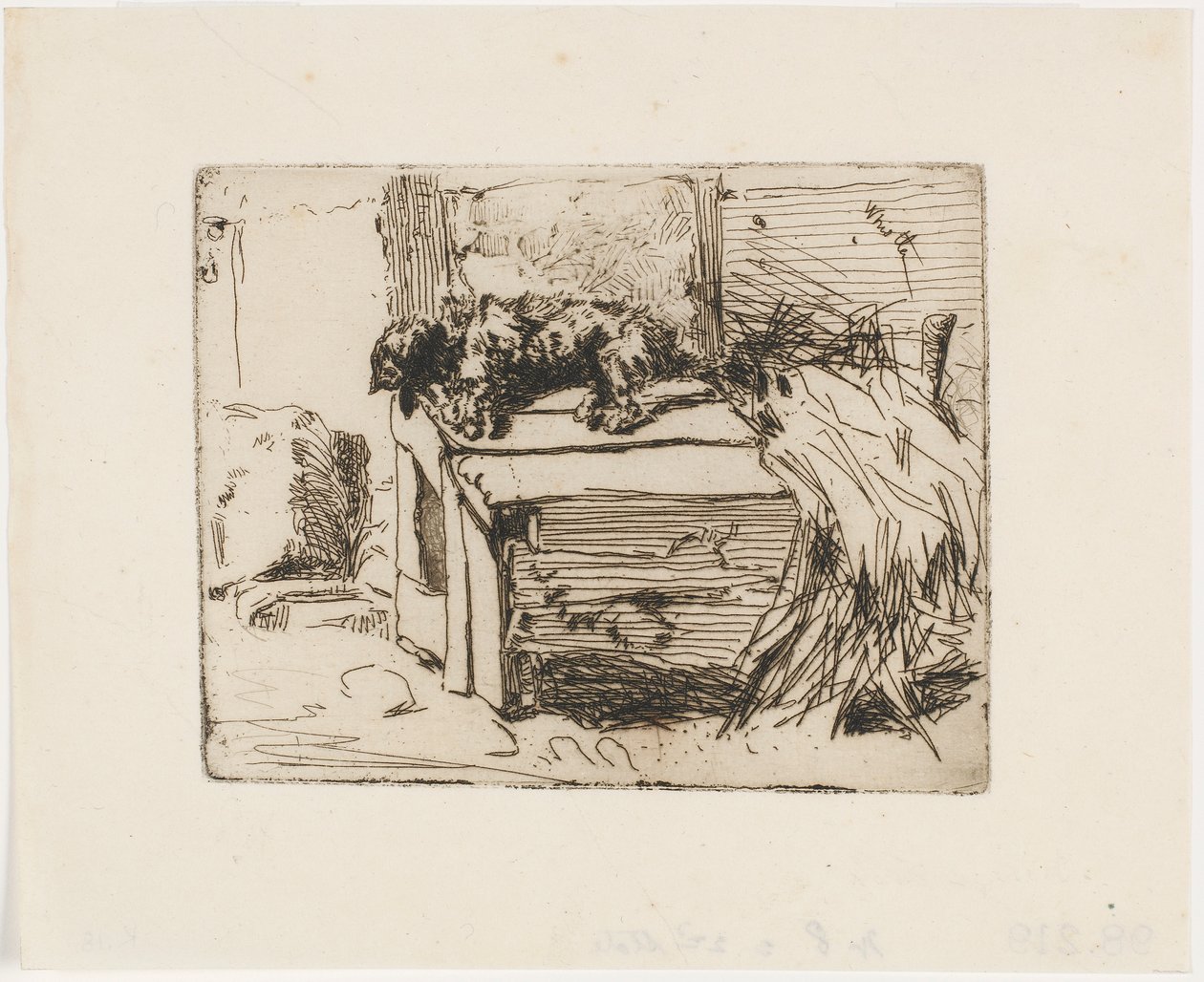 O cão no canil de James Abbott McNeill Whistler