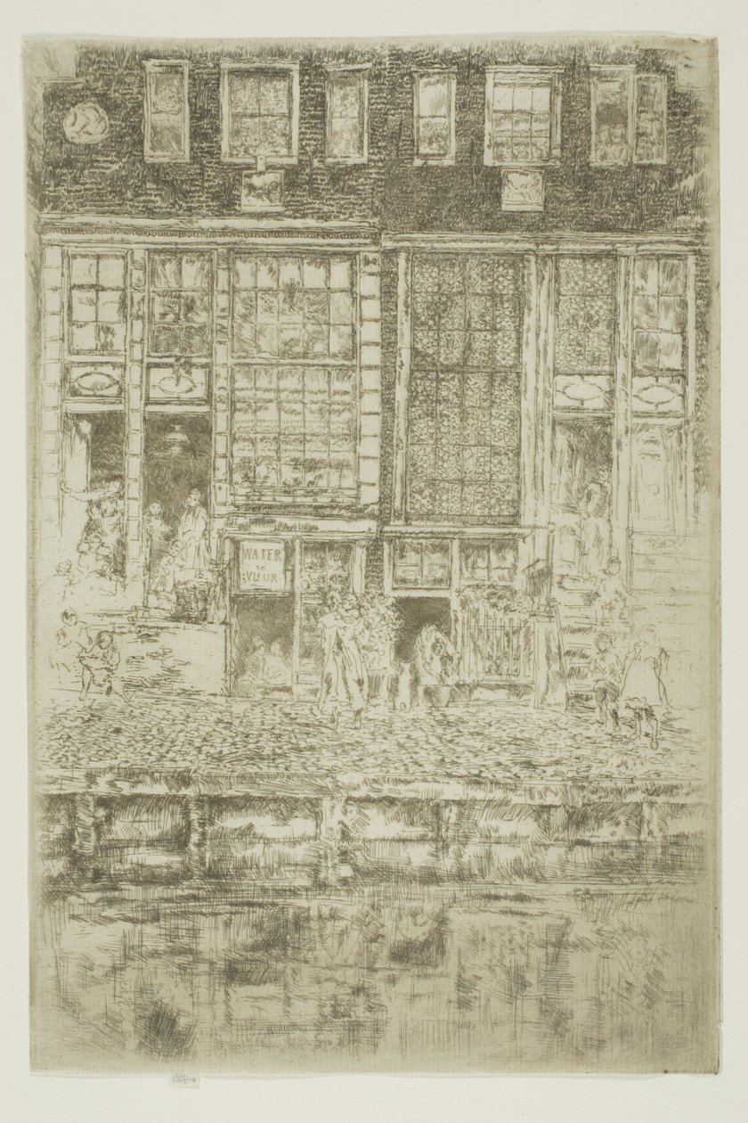 A cortina bordada de James Abbott McNeill Whistler
