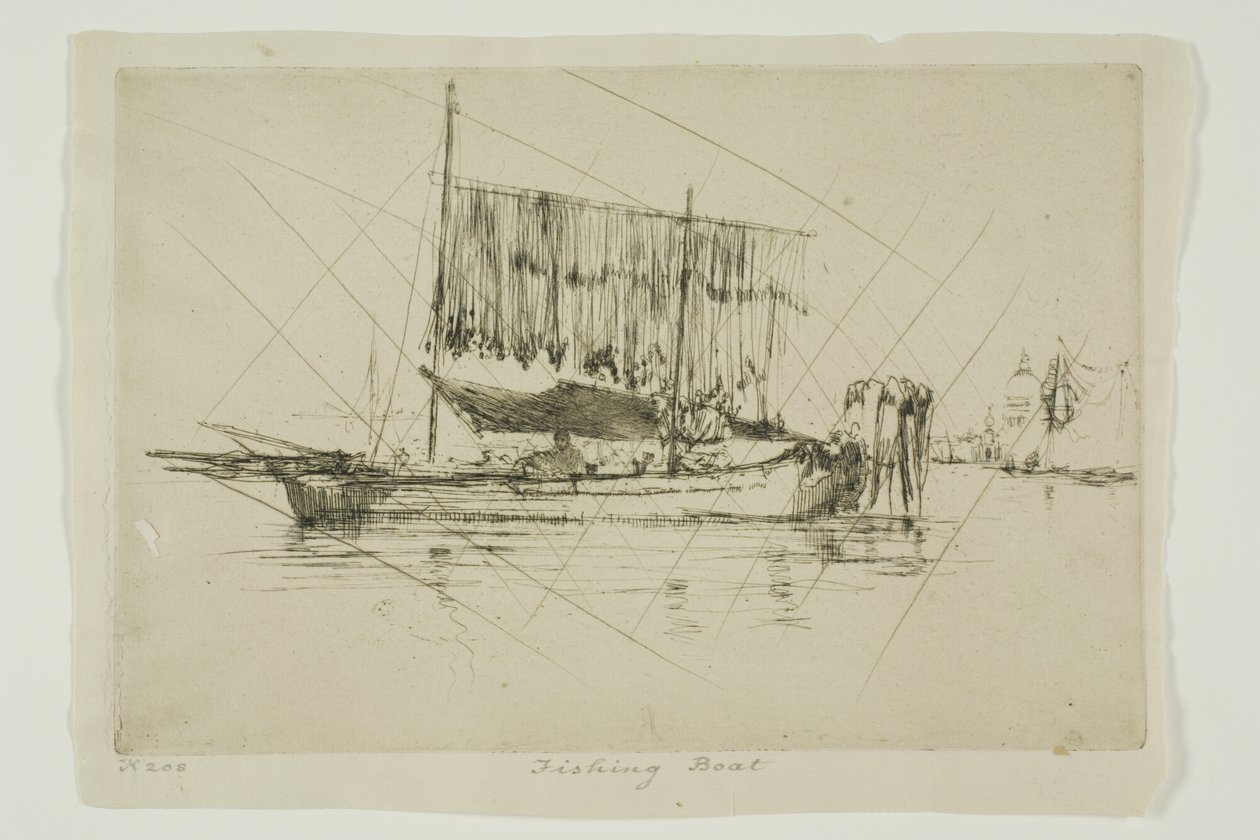 O barco de pesca de James Abbott McNeill Whistler