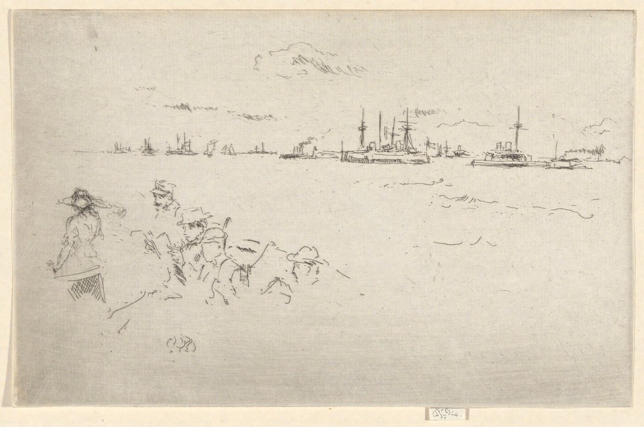 A Frota: Monitores, do Conjunto Jubilar de James Abbott McNeill Whistler