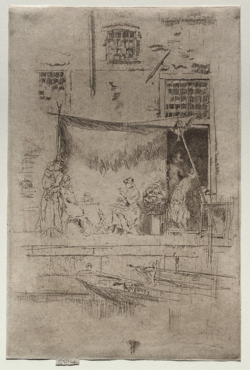A banca de fruta de James McNeill Whistler