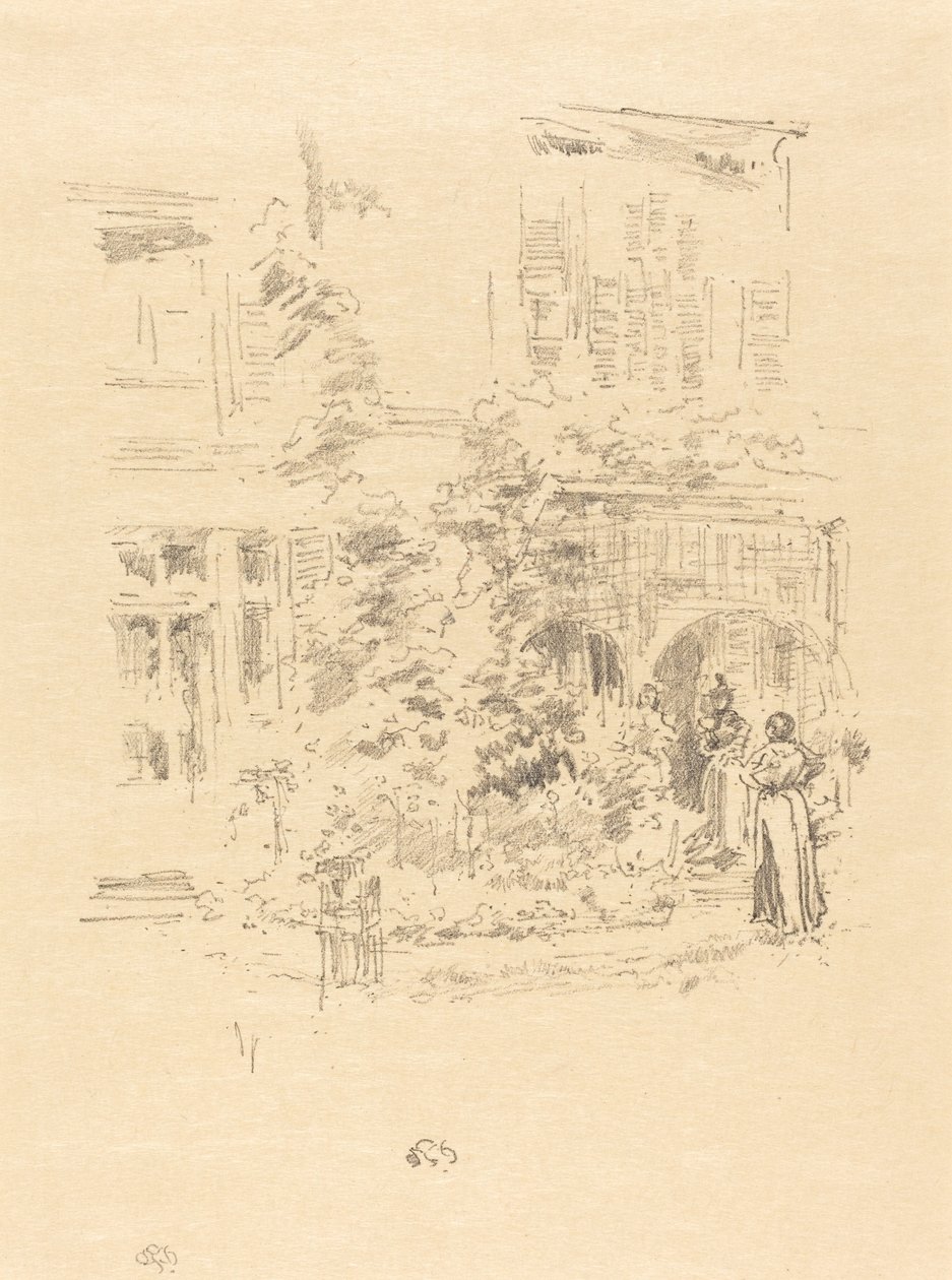 A varanda do jardim de James Abbott McNeill Whistler