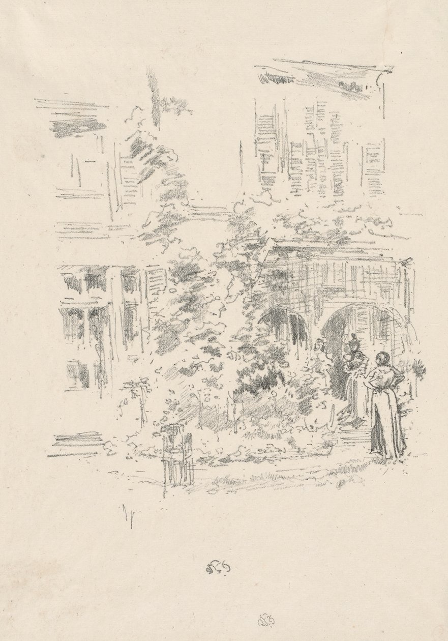 A varanda do jardim de James Abbott McNeill Whistler