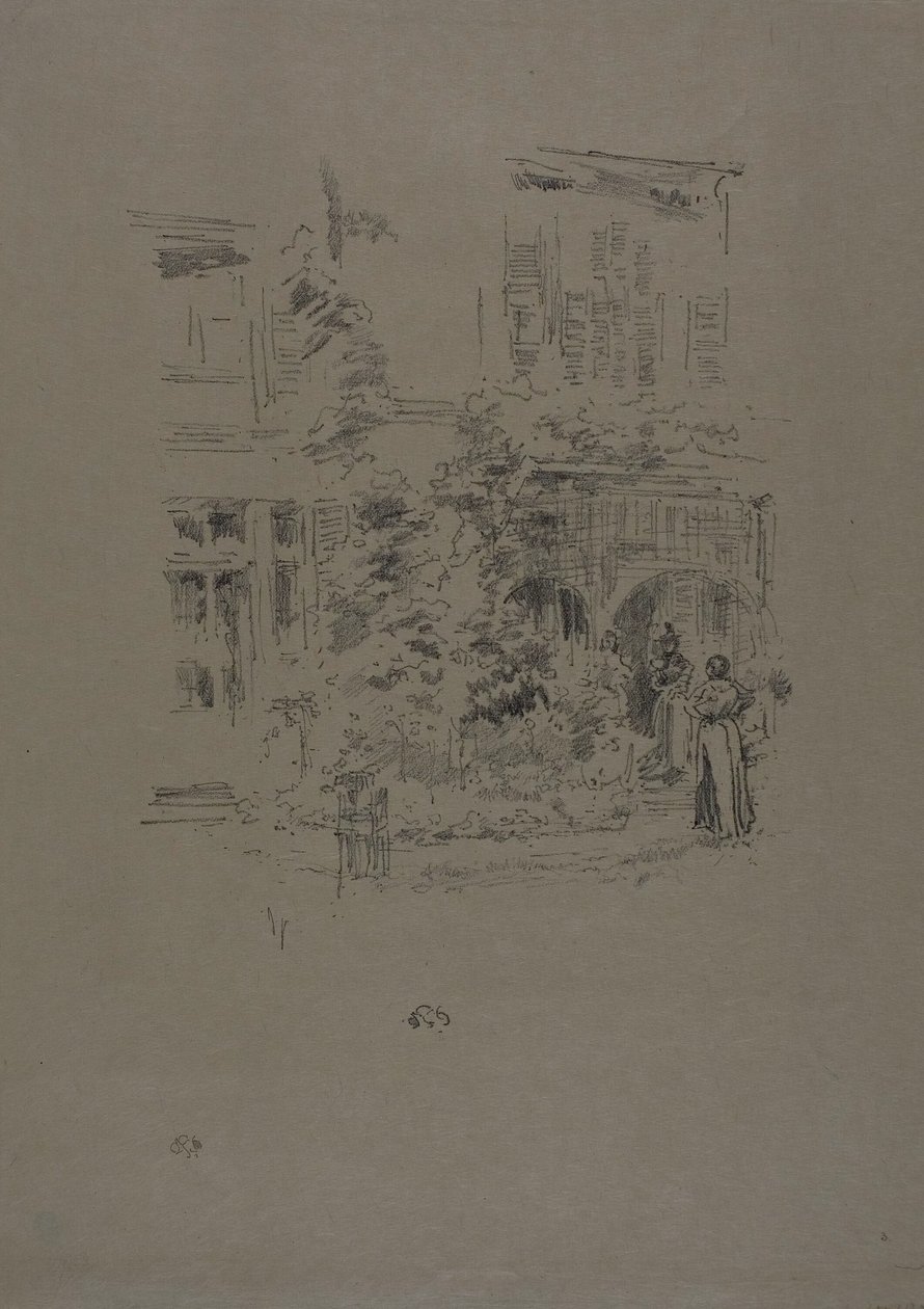 A varanda do jardim de James Abbott McNeill Whistler