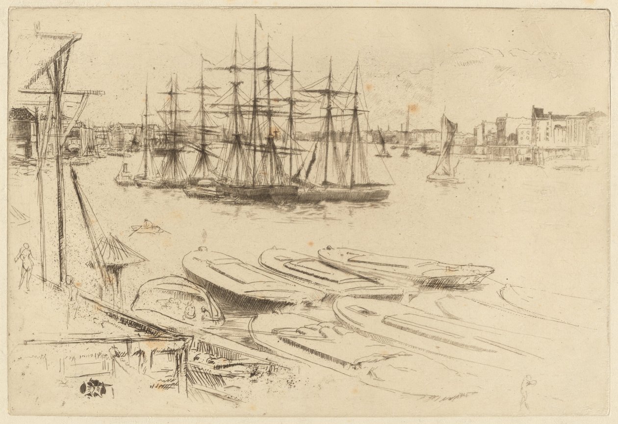 A Grande Piscina de James Abbott McNeill Whistler