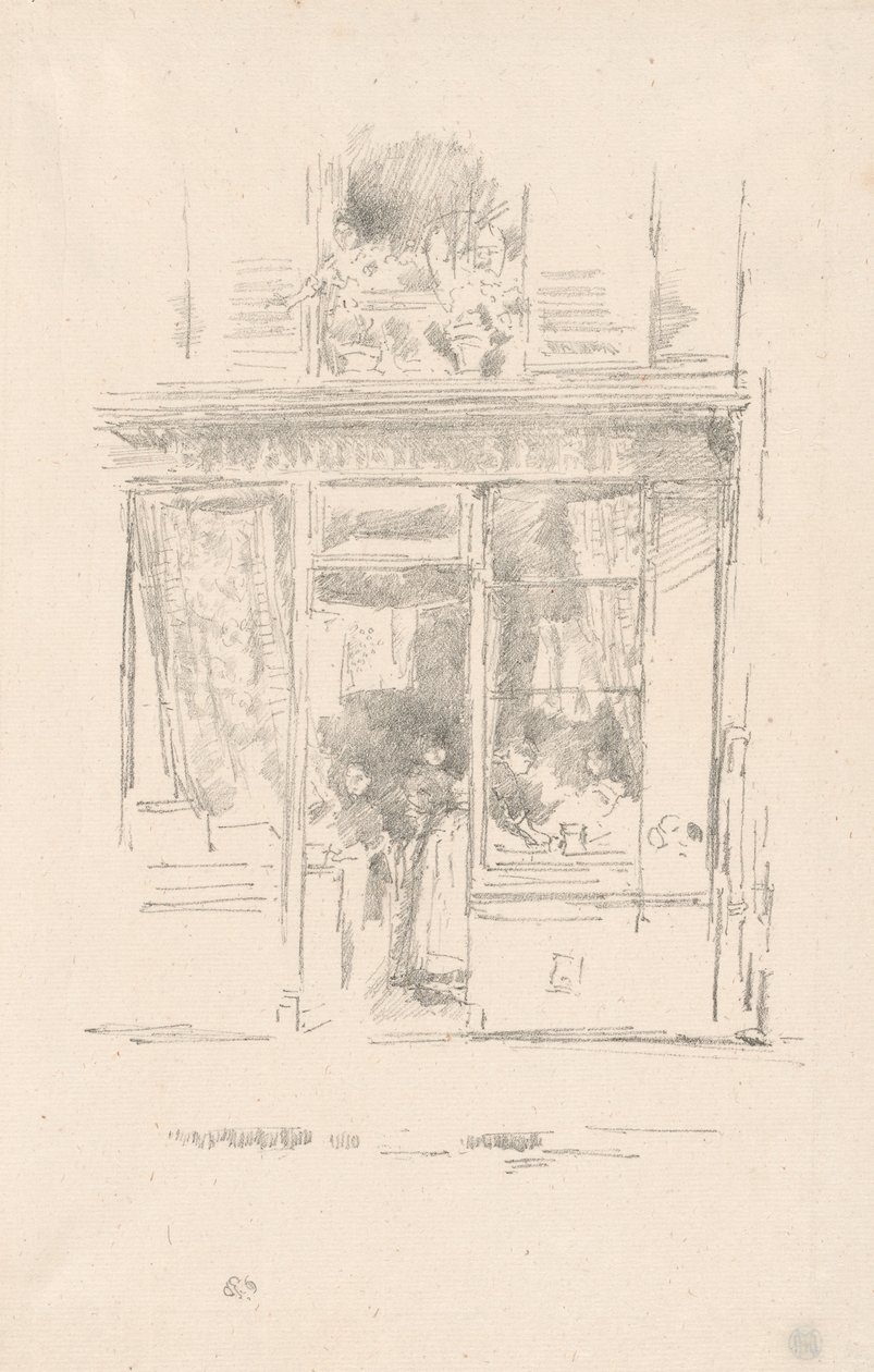 A Lavadeira: "A Lavadeira da Place Dauphine" de James Abbott McNeill Whistler