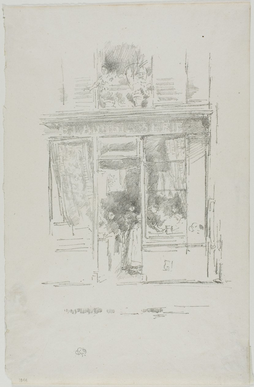 A Lavadeira: "A Lavadeira da Place Dauphine" de James Abbott McNeill Whistler