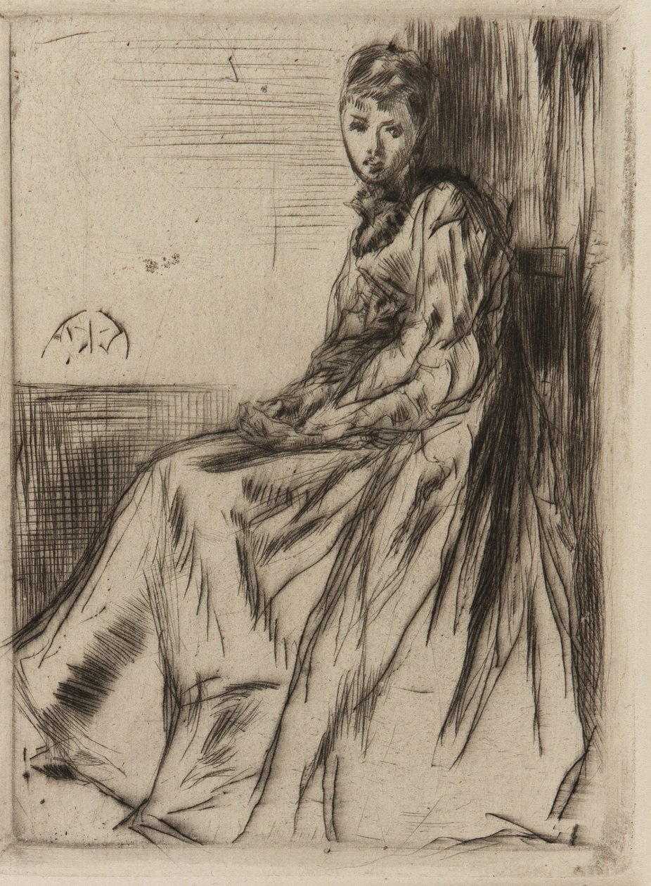 A Carta (Maud, sentada) de James Abbott McNeill Whistler