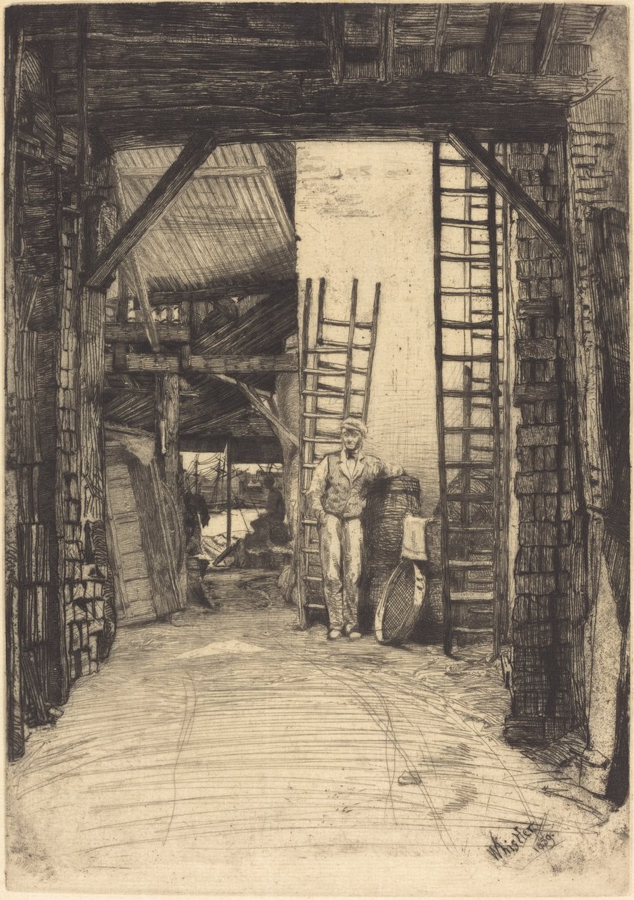 O Queimador de Cal de James Abbott McNeill Whistler