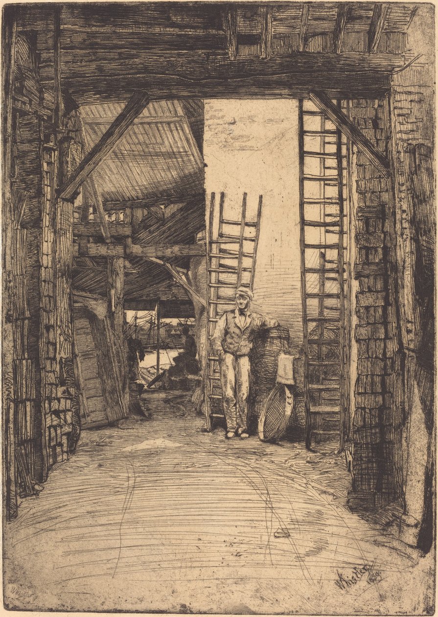 O Queimador de Cal de James Abbott McNeill Whistler