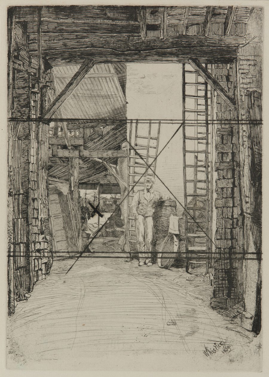 O Queimador de Cal de James Abbott McNeill Whistler